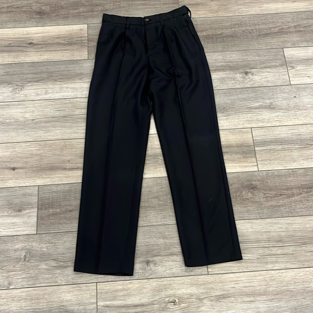 Amazon Essentials Classic black slacks. Size 28 W x 32 L